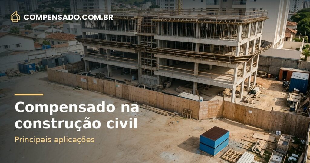 Aplicações do compensado na construção civil: tipos de compensado, chapas de compensado de madeira e importância do compensado na construção