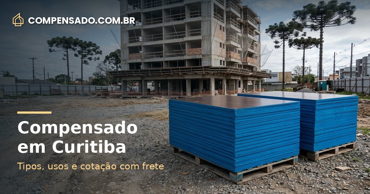 Compensado em Curitiba: compensado naval, plastificado e resinado sob medida para cada obra